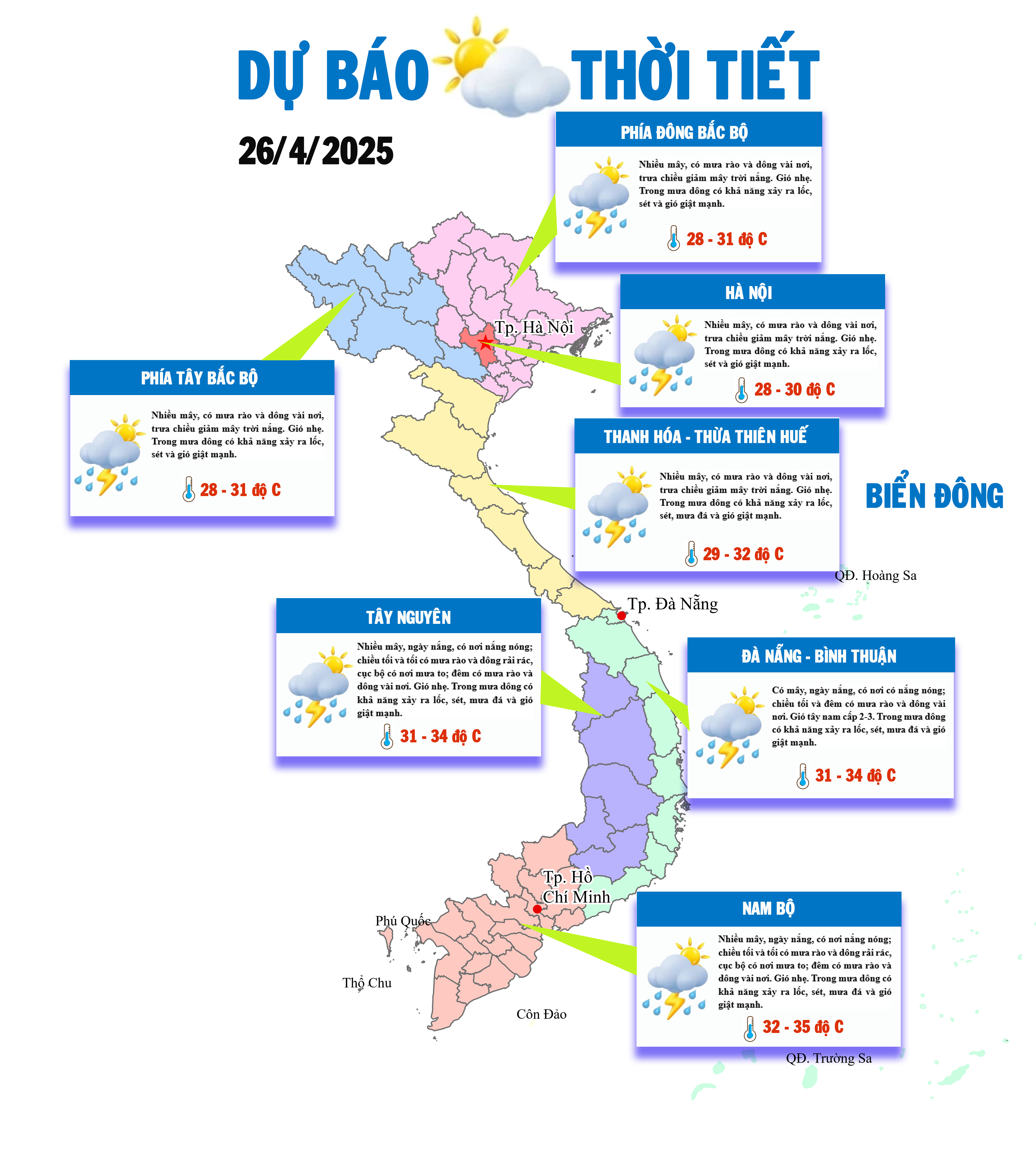 Cả nước  mưa dông